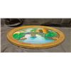 Image 4 : Reverse Painted Convex Glass Picture & Frame