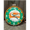 Image 1 : 13” Rand Electric Orange Crush Advertising Clock (Working)