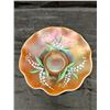 Image 5 : Hand Painted Carnival Glass Bowl