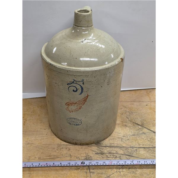 Red Wing #5 Stoneware Jug – Some Chips