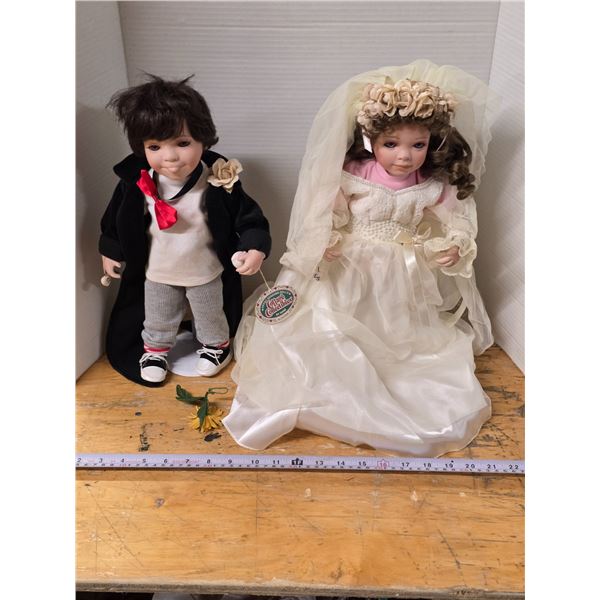 Cottage Collectables Wedding Dolls