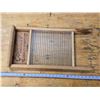 Image 1 : Vintage/Antique Wood & Glass Washboard