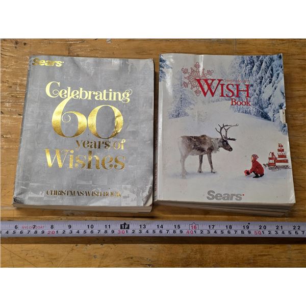 (2) Sears Christmas Wish Books – 2011 & 2017