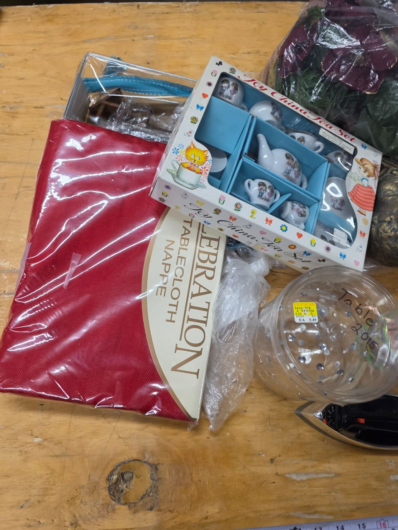 Lot of Misc. Items – Purse, Toy Tea Set, Children’s Puzzle, etc ...