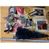 Image 2 : Misc. Lot – Vintage Shape-O Shape Sorting Ball in Box, Vintage Doll, Brass Giraffe