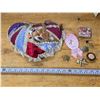 Image 1 : Pin Cushion w/ Assorted Pins and Brooches