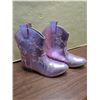 Image 3 : NEW in Box Pink Cowboy Boots - Kids Size 5.5
