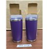 Image 2 : (2) NEW in Box Stainless Steel Travel Mugs