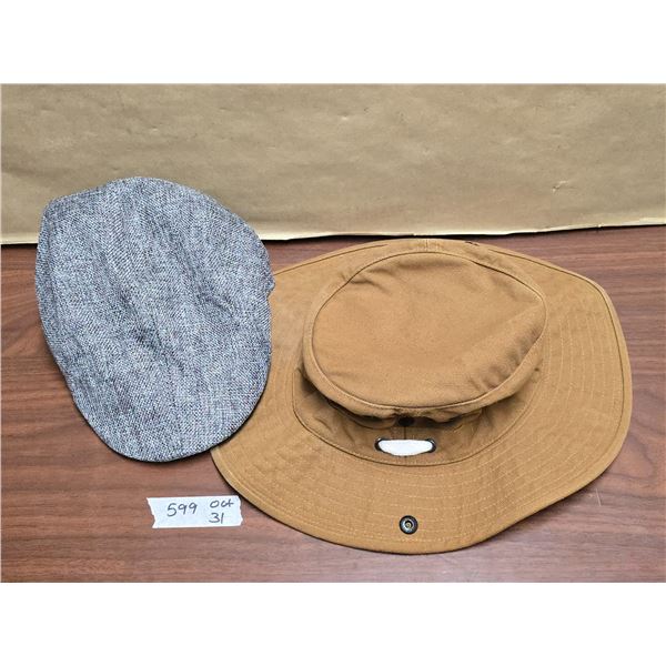 Men's XL Tilley Hat & Men's Flat Cap - Both Never Worn