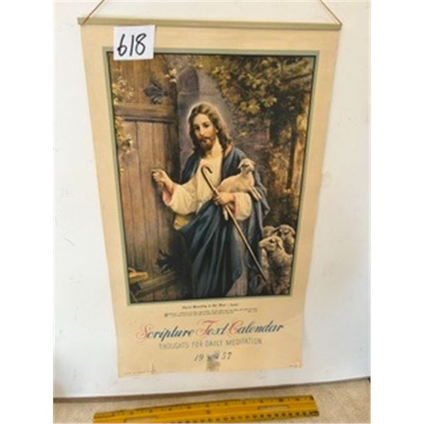 1957 Scripture Calendar