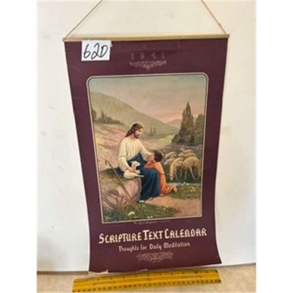 1941 Scripture Calendar