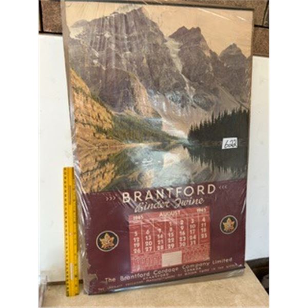 1945 Brantford Binder Twine Calendar
