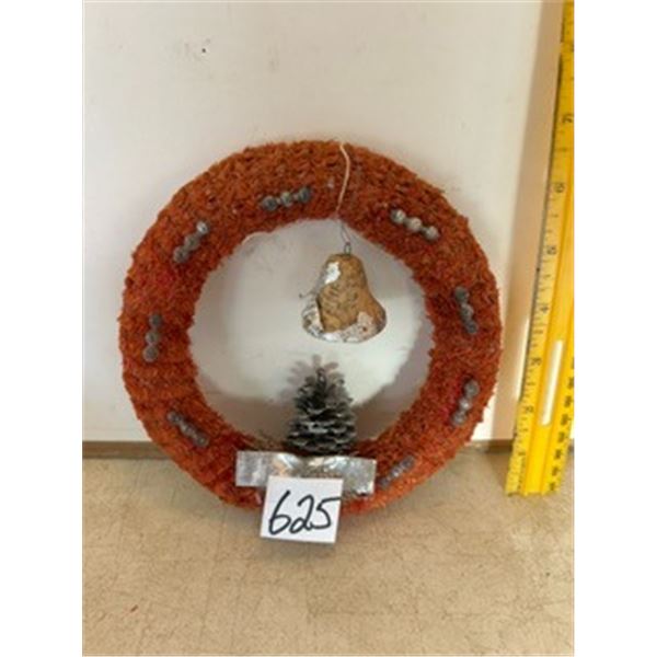 Vintage Christmas Wreath, 6 ½”