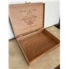 Image 2 : Wooden Cigar Box – 11”x 8”x 2”