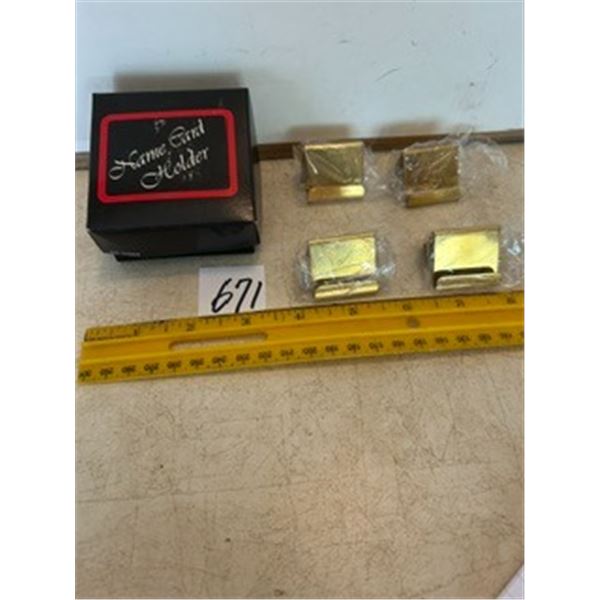 4-pc Business Card Holders