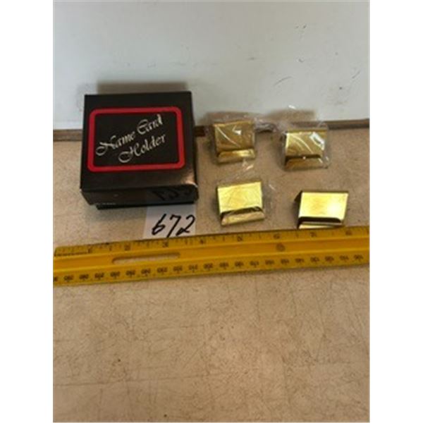 4-pc Business Card Holders