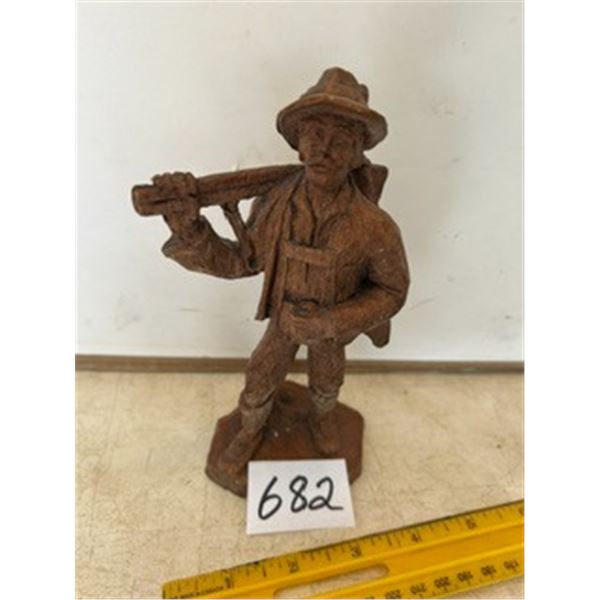 Wood Carving, 7” Tall
