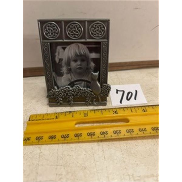 Small Pewter Easel Frame
