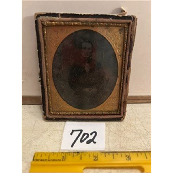 Daguerreotype Photo w/ Frame