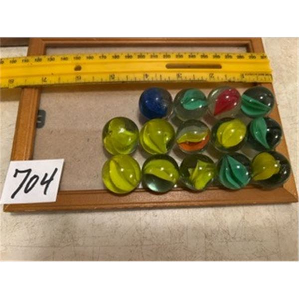 (14) Marble “Plunkers”