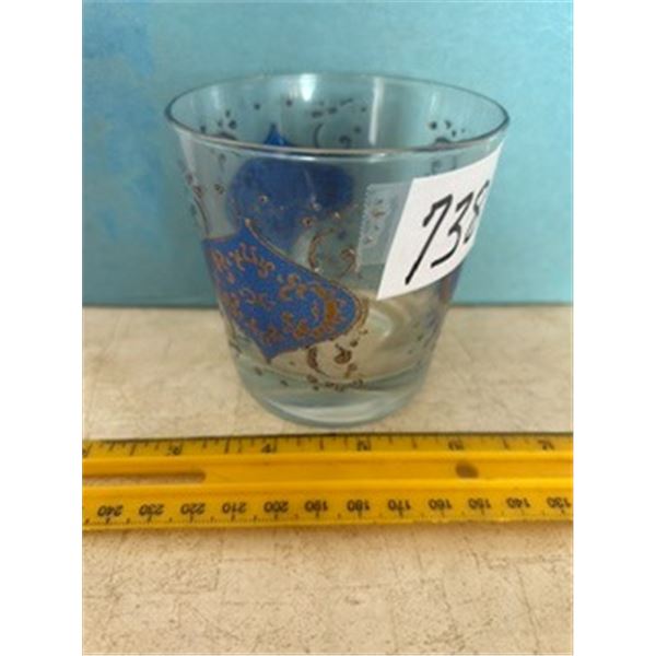 MCM Whiskey Glass, 3 ¼” Tall