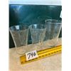 Image 1 : (3) Assorted Crystal Juice Glasses
