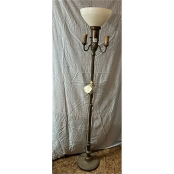 Vintage Tri-Light Floor Lamp w/ Shade