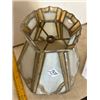 Image 2 : Leaded Glass Lamp Shade, 9 ½”x 10”