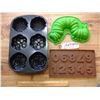 Image 1 : Fancy Cake or Jello Molds, Flower Motif, Numbers and The Very Hungry Caterpillar