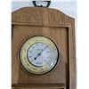Image 4 : Vintage weather station, Springfield Instrument Company.  Simulated wood plastic construction. 21" t