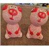 Image 1 : Vintage ceramic pig salt & pepper shakers.  Stamped Japan.  4" tall