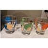 Image 2 : Russel Wright Eclipse Bartlett Collins cocktail/shot glasses.  Exc. condition, paint is very good.  