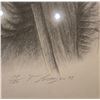 Image 2 : 1977 Limited edition charcoal print, titled Father & Child Going Fishing by artist Lorenzo Fracchett