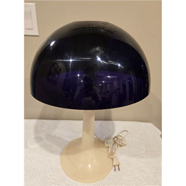1973 Gilbert Soflite Mushroom lamp.  Off-white/cream colored plastic base and large translucent deep