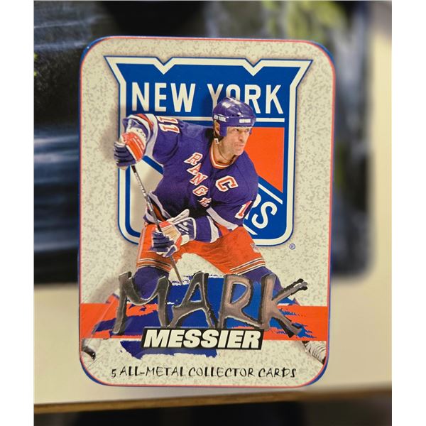 1977 Msrl Messier metal card set.  5 all metal cards.  New - still sealed.