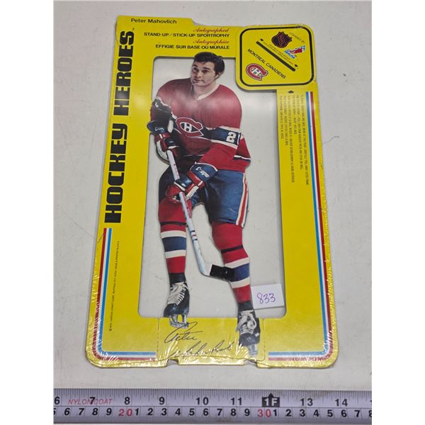 Vintage Hockey Heroes Peter Mahovlich Stand UP – Rare Unopened