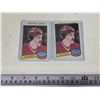 Image 1 : Lot of 2 Paul Reinhart Rookie Cards 1980-81 O-Pee-Chee