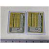 Image 2 : Lot of 2 Paul Reinhart Rookie Cards 1980-81 O-Pee-Chee