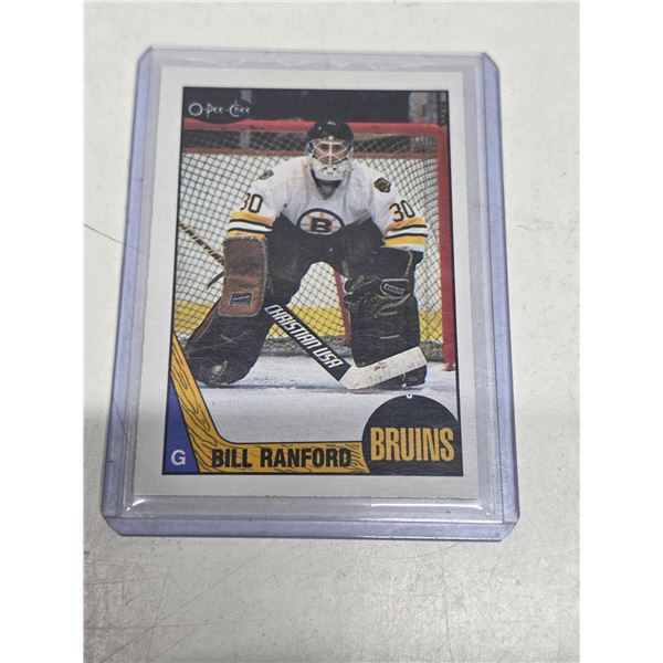 Bill Ranford Rookie Card 1987-88 O-Pee-Chee