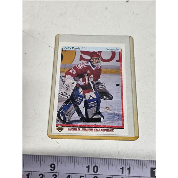 Felix Potvin Rookie Card 1990-91 Upper Deck