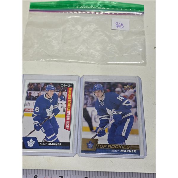 2 Mitch Marner Rookies Cards 2016-17 OPC & Upper Deck