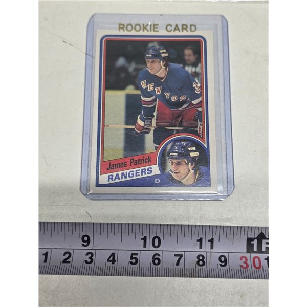 James Patrick Rookie Card 1984-85 O-Pee-Chee