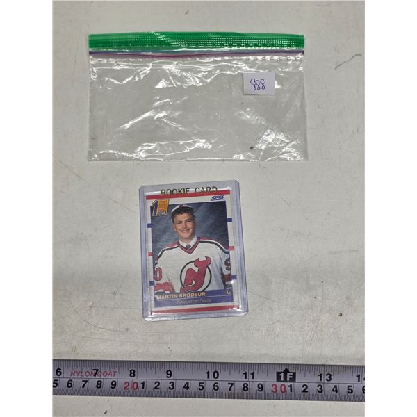 Martin Brodeur Rookie Card 1990-91 Score