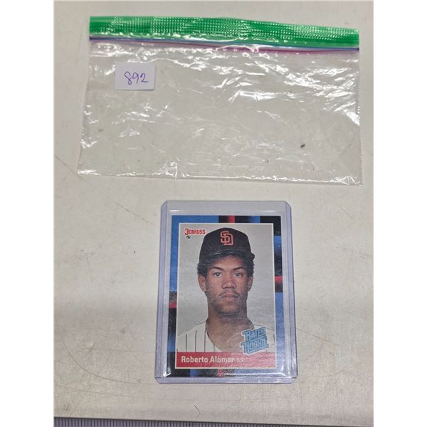 Roberto Alomar Rookie Card 1988 Donruss