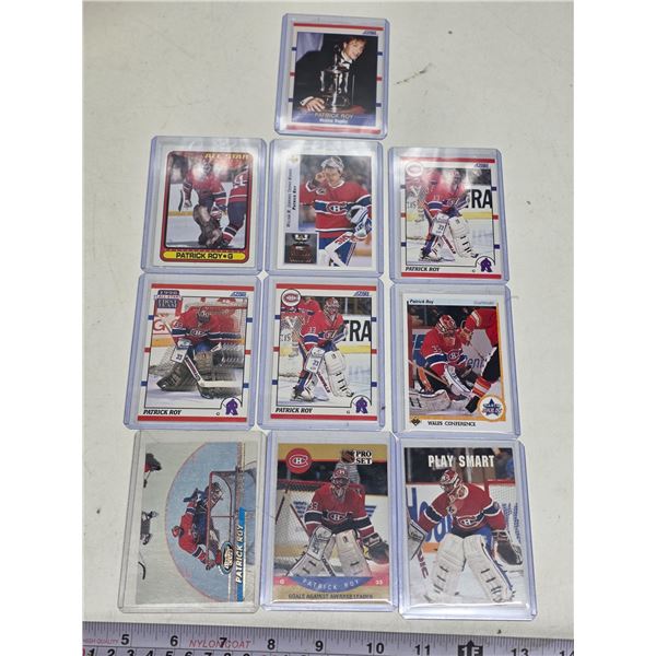 Patrick Roy 10 Card Lot