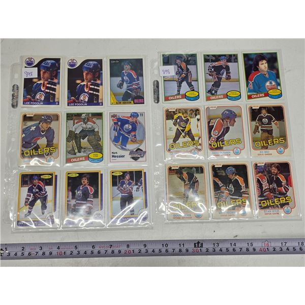 Lot of 18 Edmonton Oilers 1980’s