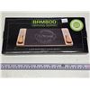 Image 1 : Bamboo Serving Board Plate w/2 Cheese Knives