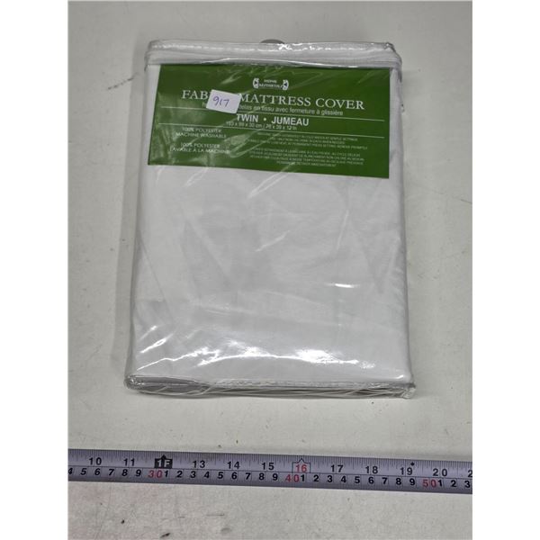 Home Aesthetics Fabric Twin Mattress Cover NIB