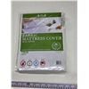 Image 2 : Home Aesthetics Fabric Twin Mattress Cover NIB