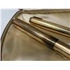 Image 12 : Parker 1/10 14k gold filled pen and pencil set.